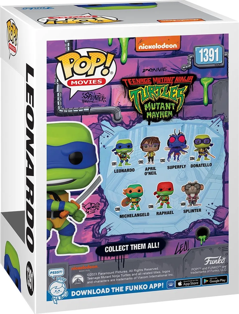 Funko Pop TMNT Leonardo #1391 - Multi