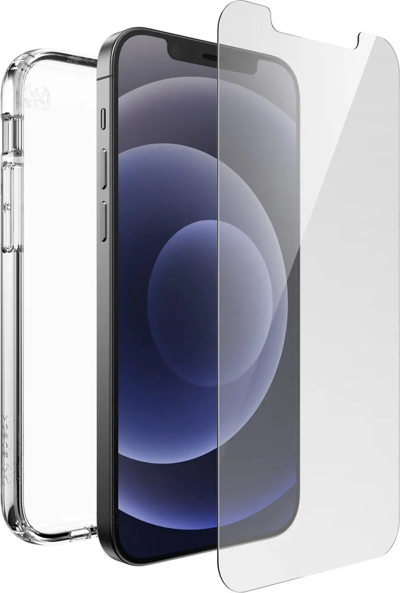 Speck Presidio Perfect Clear + Shieldview Bundle iPhone 12/12 Pro