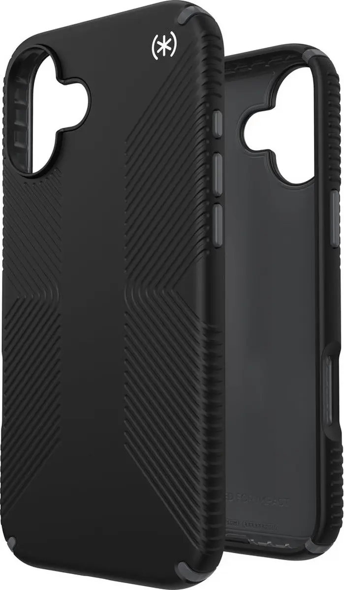 Speck Presidio2 Grip 150777-3205 Hoesje - iPhone 16 Plus - Zwart