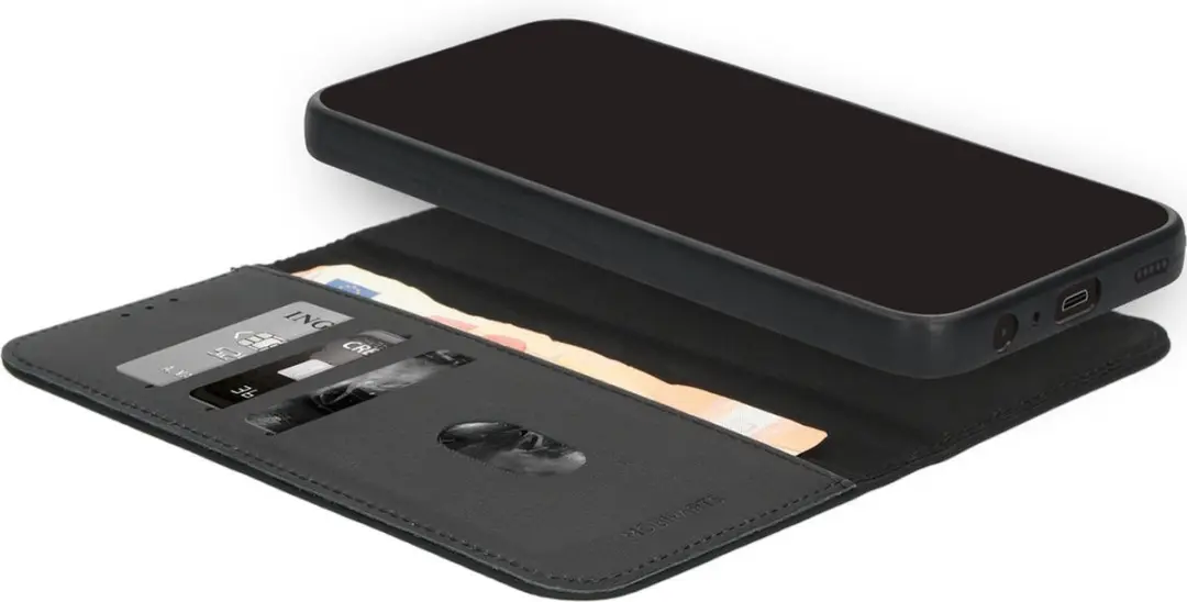Mobiparts MP-127225 iPhone 16 Hoesje - Wallet 2-in-1 - Zwart
