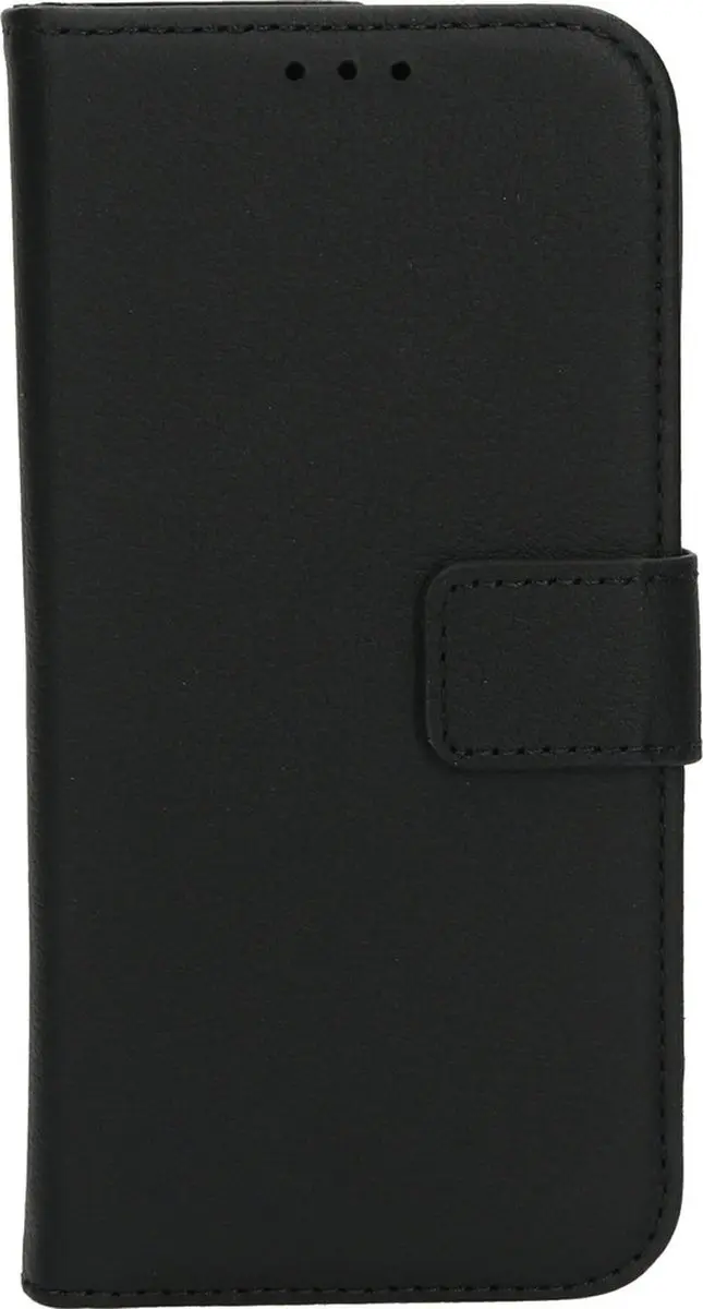Mobiparts MP-124367 Hoesje iPhone 13/14/15 - Wallet 2-in-1 - MagSafe - Echt Leder - Zwart
