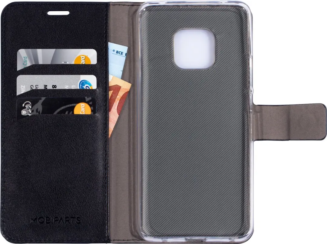 Mobiparts MP-84480 Hoesje Huawei Mate 20 Pro - Wallet - Eco Leer - Zwart