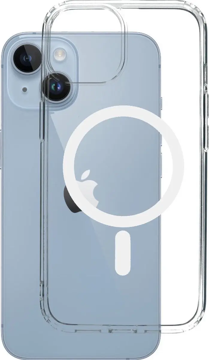Mobiparts MP-122650 Hoesje iPhone 14 Plus - MagSafe - Transparant
