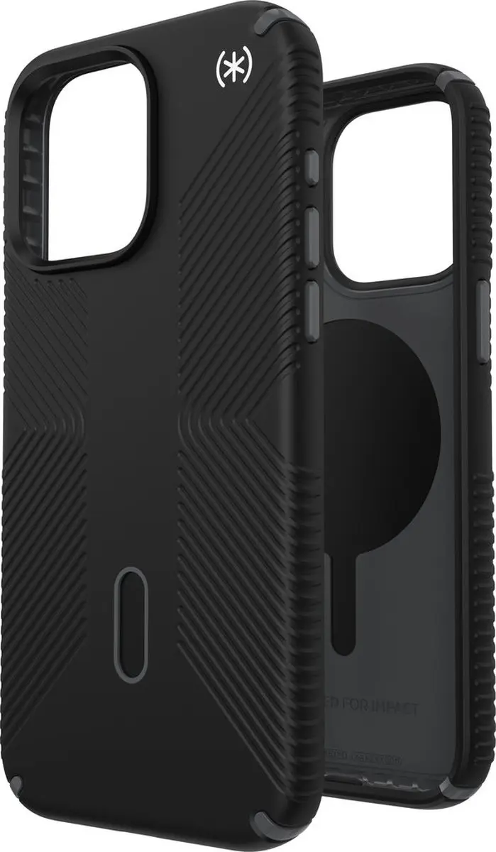 Speck Presidio2 Grip 150463-3205 Hoesje - iPhone 15 Pro Max - Zwart