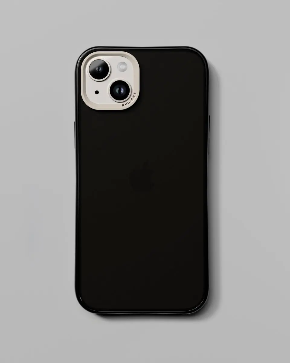 Nudient Form Case iPhone 14 Plus 00-013-0050-0065 - Zwart/Transparant