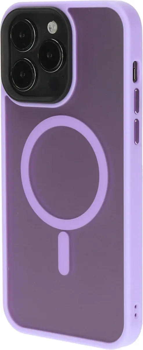 Mobiparts Hoesje iPhone 14 Pro Max MP-124024 - MagSafe - Roze Paars