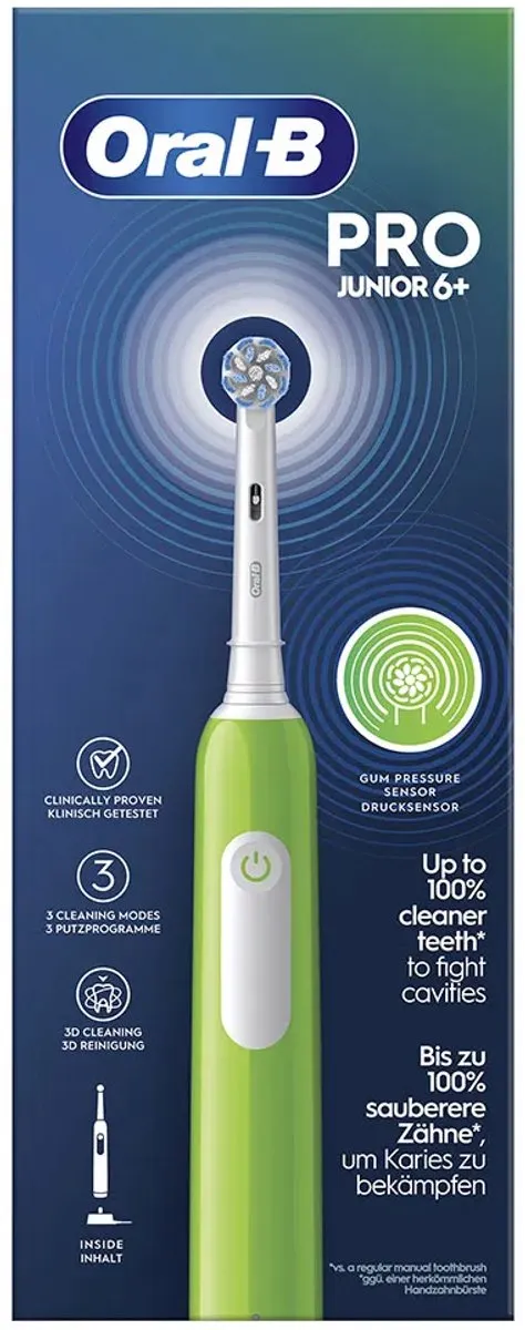 Oral-B PRO Junior 6+ Elektrische Tandenborstel - Groen