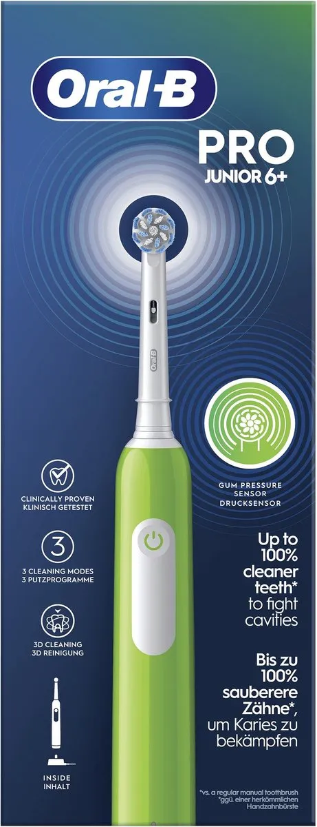 Oral-B PRO Junior 6+ Elektrische Tandenborstel - Groen