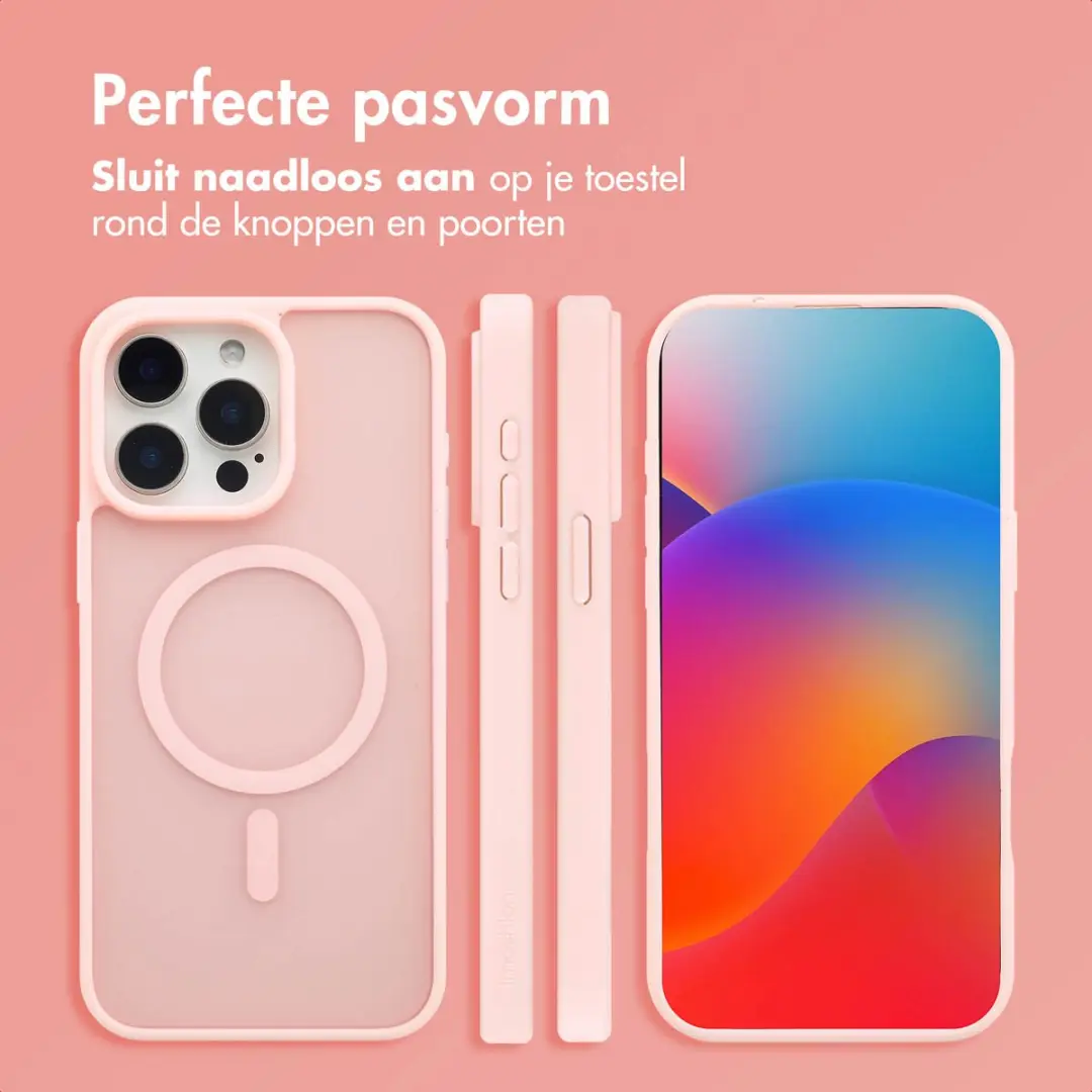 imoshion Hoesje iPhone 15 Pro Max - Lichtroze - MagSafe - afbeelding 6 van 6