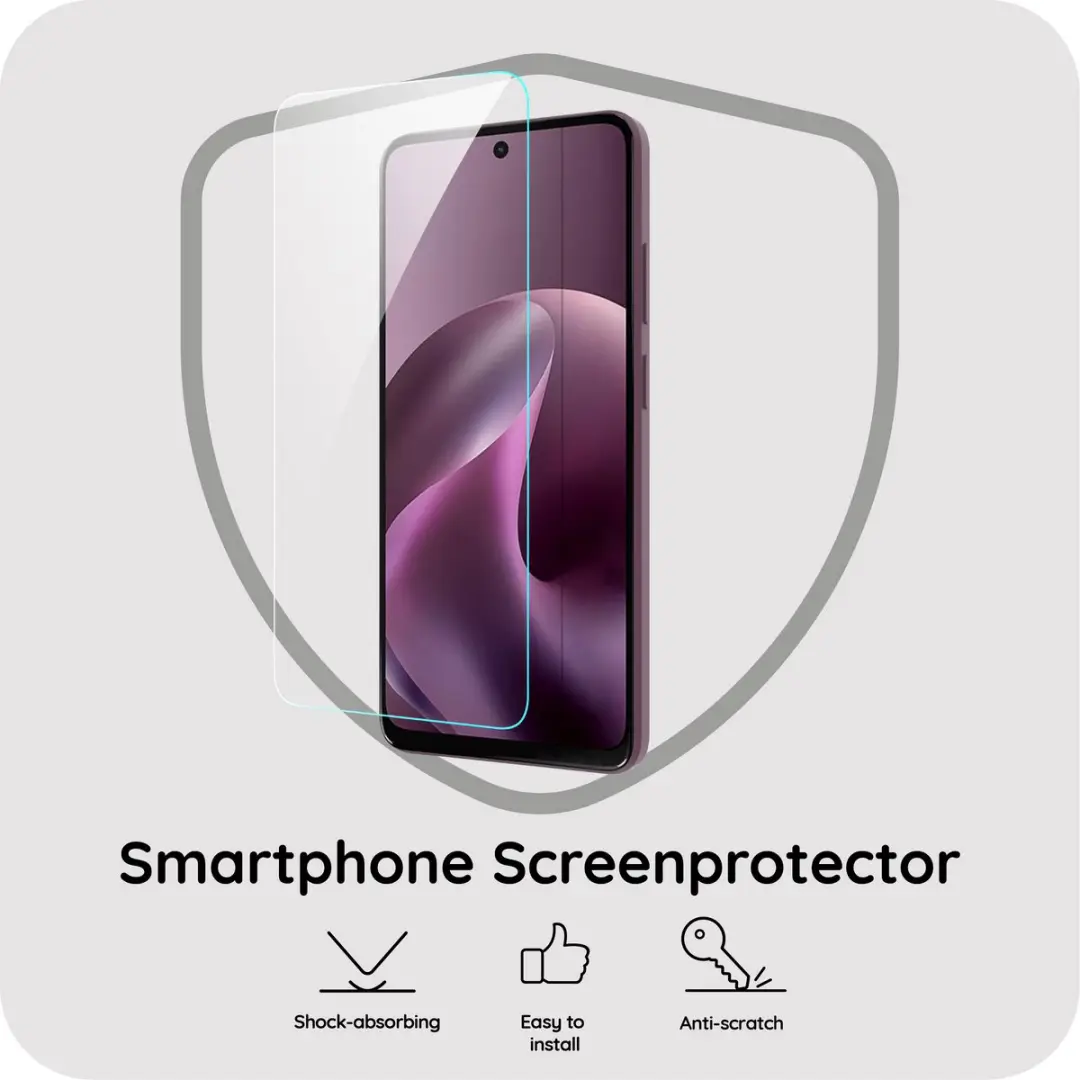 Just in Case Moto G17/G17 Power Screenprotector - Verhard Glas - afbeelding 6 van 6
