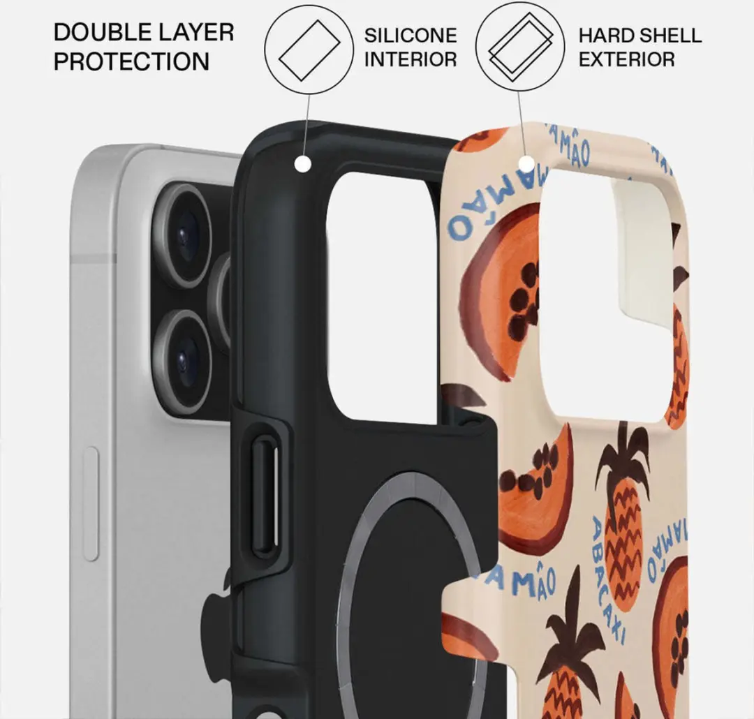 Burga Tough MagSafe Hoesje iPhone 17 Pro - Abacaxi - afbeelding 6 van 6