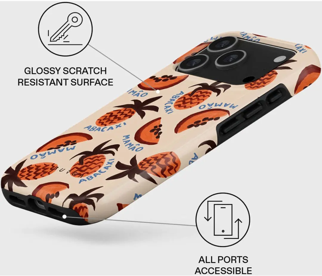Burga Tough MagSafe Hoesje iPhone 17 Pro - Abacaxi