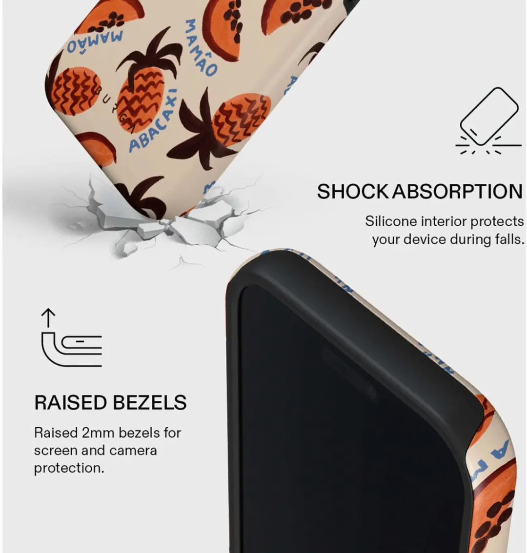 Burga Tough MagSafe Hoesje iPhone 17 Pro - Abacaxi
