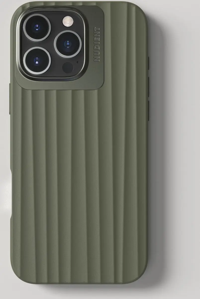 Nudient Bold MagSafe Case iPhone 16 Pro Max - Groen