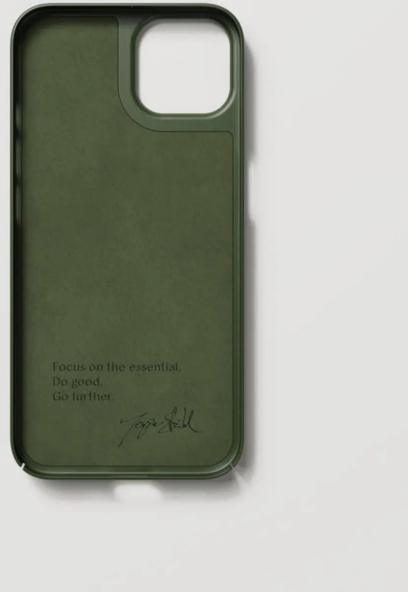 Nudient Thin Case V3 iPhone 13 Hoesje - Groen