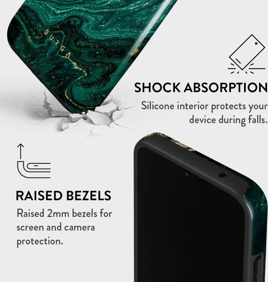 Burga Tough Case Samsung Galaxy A34 5G - Emerald Pool