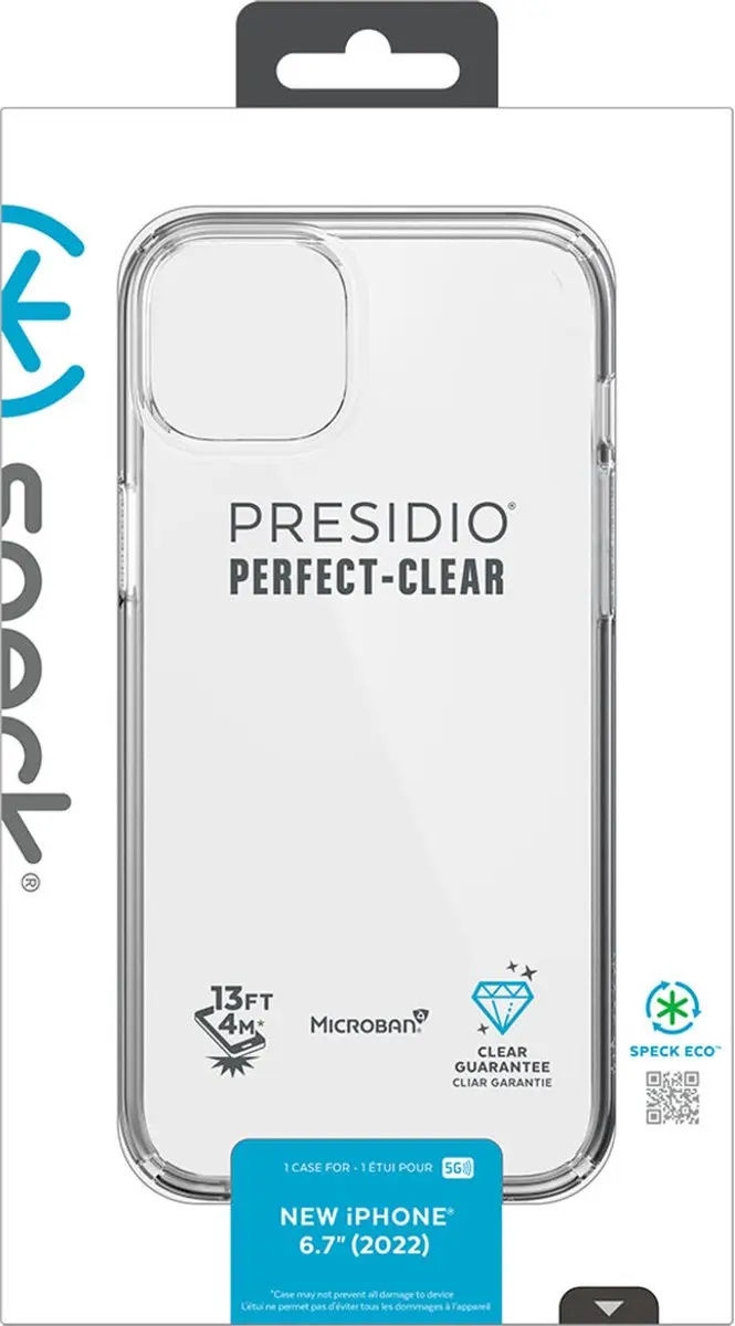 Speck Presidio Perfect Clear iPhone 15 Plus/14 Plus