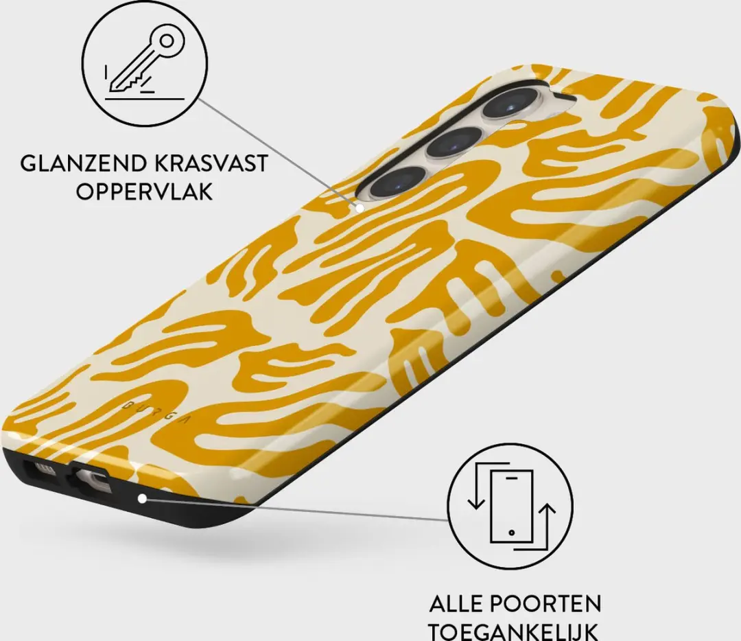 Burga Telefoonhoesje Samsung Galaxy S23 Sunbeams - Schokbestendig
