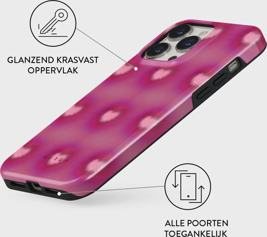 Burga Tough Case B-7425 voor iPhone 15 Pro Max - Paars
