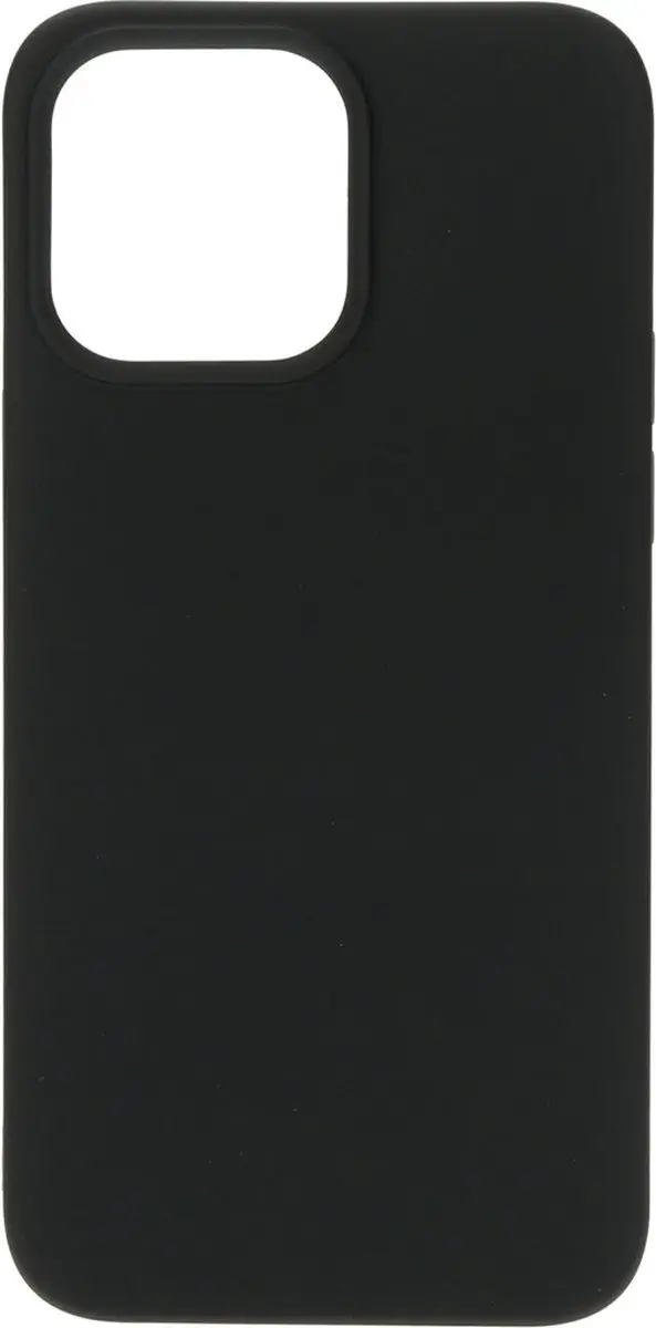 Mobiparts Hoesje iPhone 14 Pro Max MP-123198 - Siliconen - Zwart