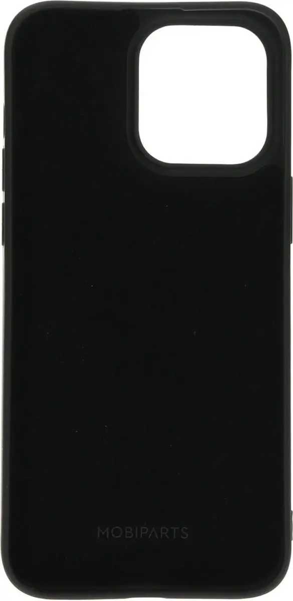 Mobiparts Hoesje iPhone 14 Pro Max MP-123198 - Siliconen - Zwart