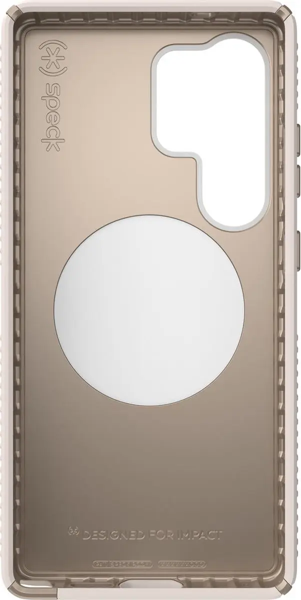 Speck Presidio2 Grip 150894-3214 Hoesje - Samsung Galaxy S25 Ultra - Beige/Wit - afbeelding 6 van 6