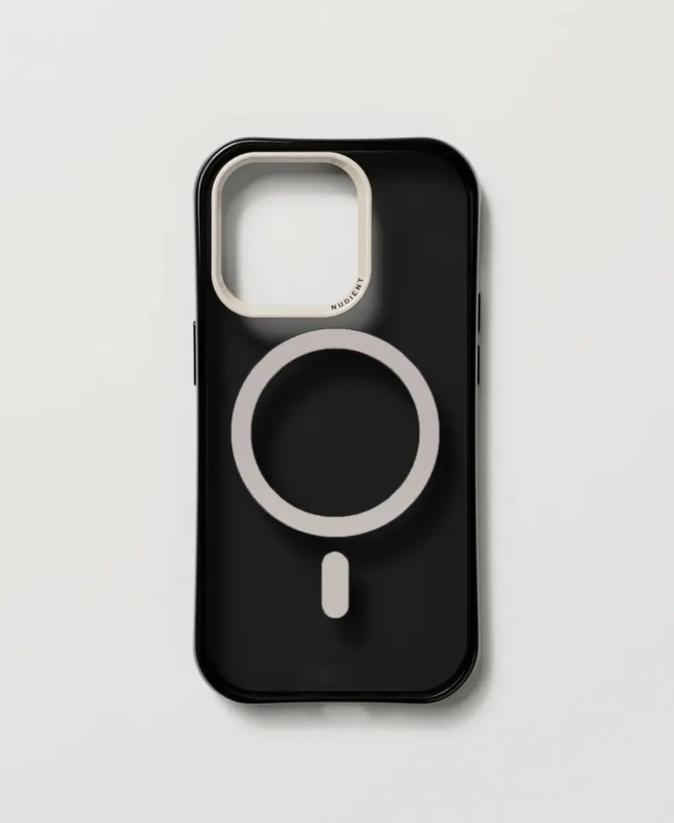 Nudient Form Case iPhone 14 Pro MS - Zwart/Transparent - afbeelding 6 van 6