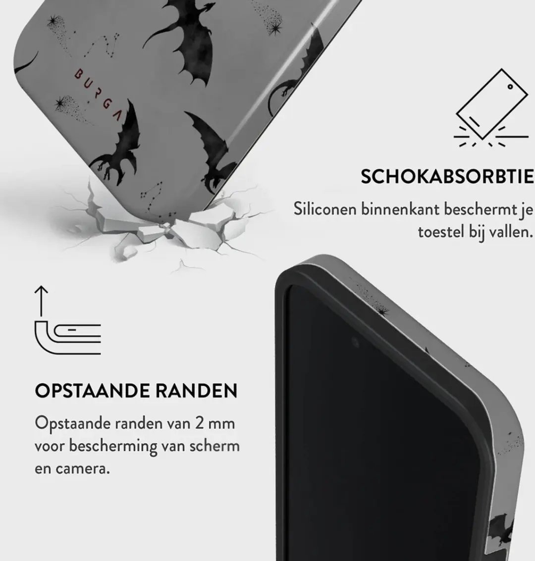 Burga Tough Case iPhone 16/17 - Draco