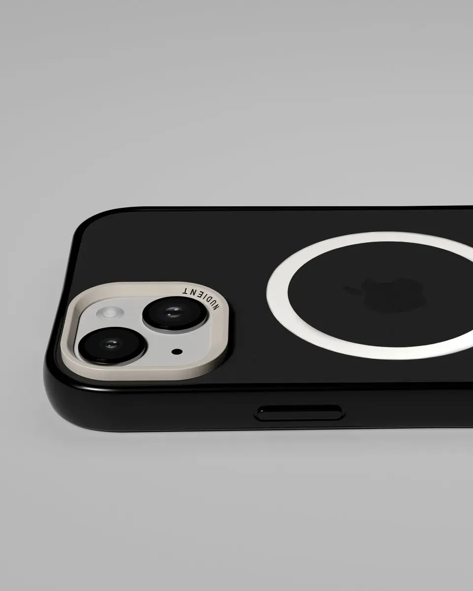 Nudient Form Case iPhone 14 Plus - MS - Transparant/Zwart