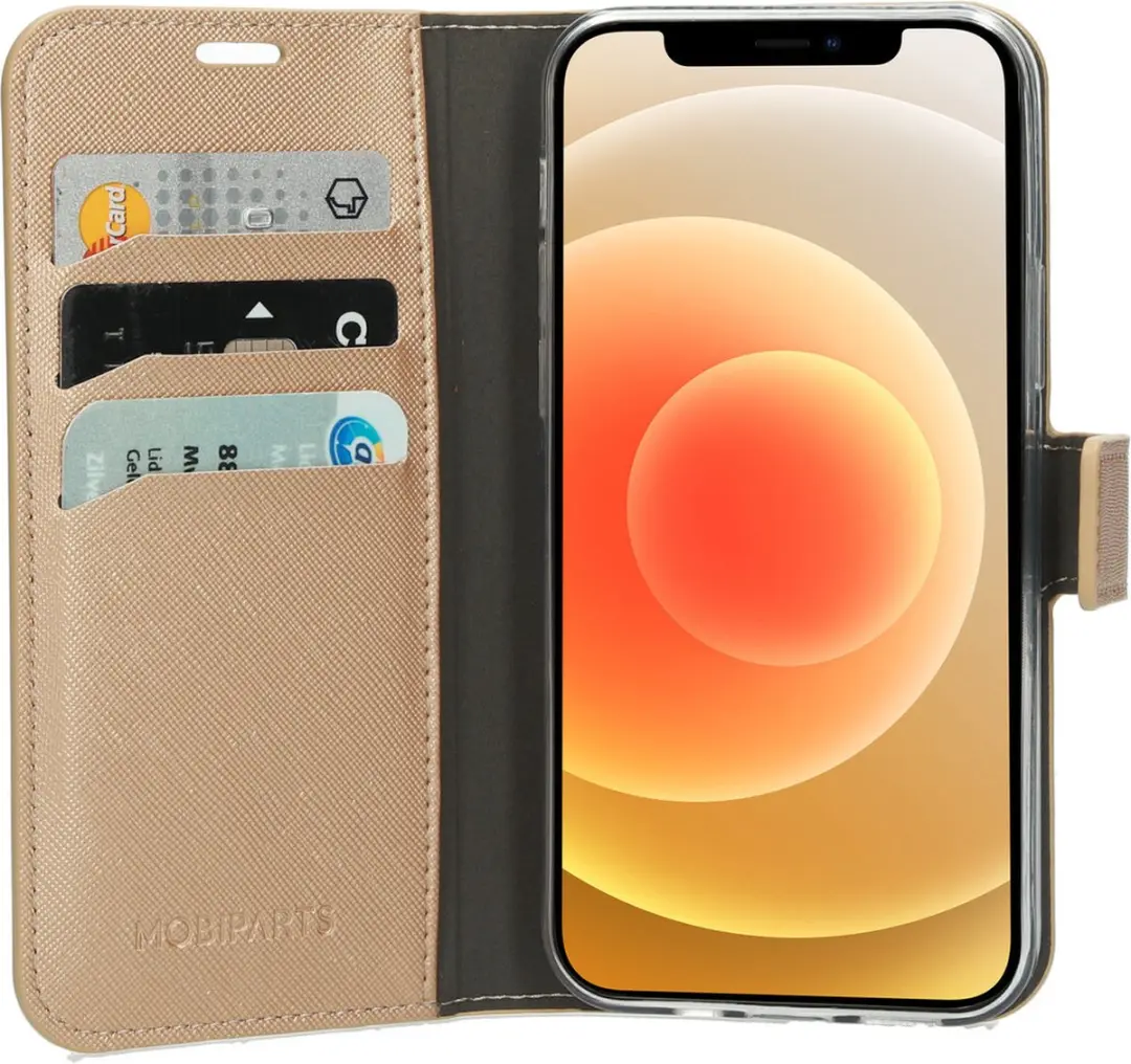 Mobiparts MP-108531 iPhone 12/12 Pro Hoesje - Portemonnee Koper