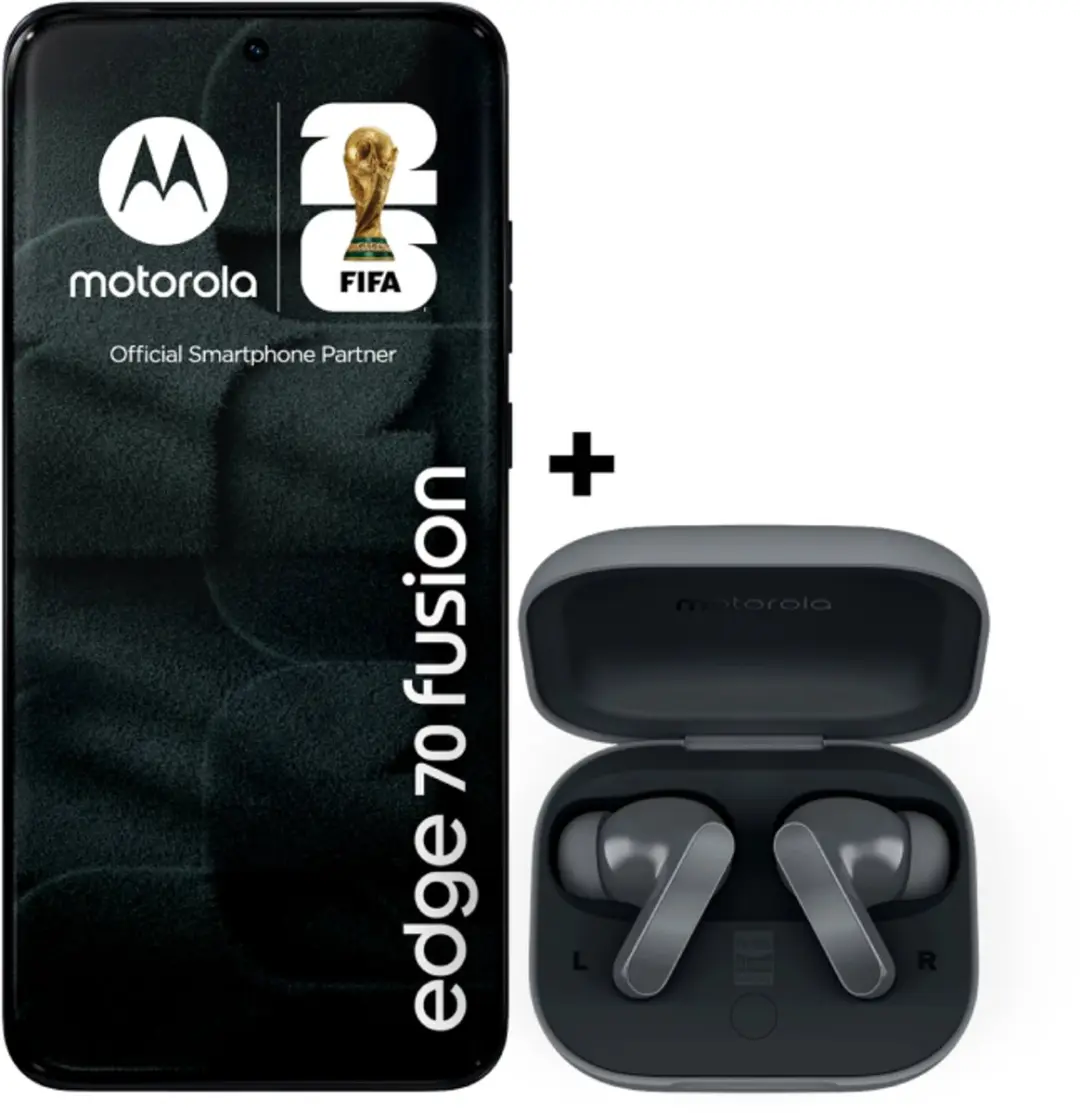Motorola Edge 70 Fusion FIFA Edition PBBD0029SE - Zwart
