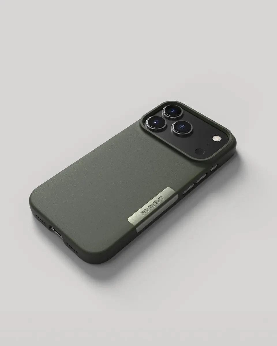 Nudient Thin MagSafe Case iPhone 17 Pro - Groen