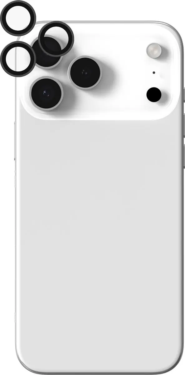 ZAGG InvisibleShield iPhone 17 Pro Camera Beschermer - Zilver - 3 Stuks