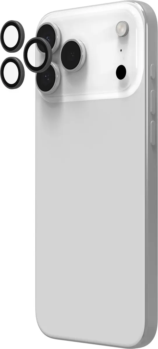 ZAGG InvisibleShield iPhone 17 Pro Camera Beschermer - Zilver - 3 Stuks