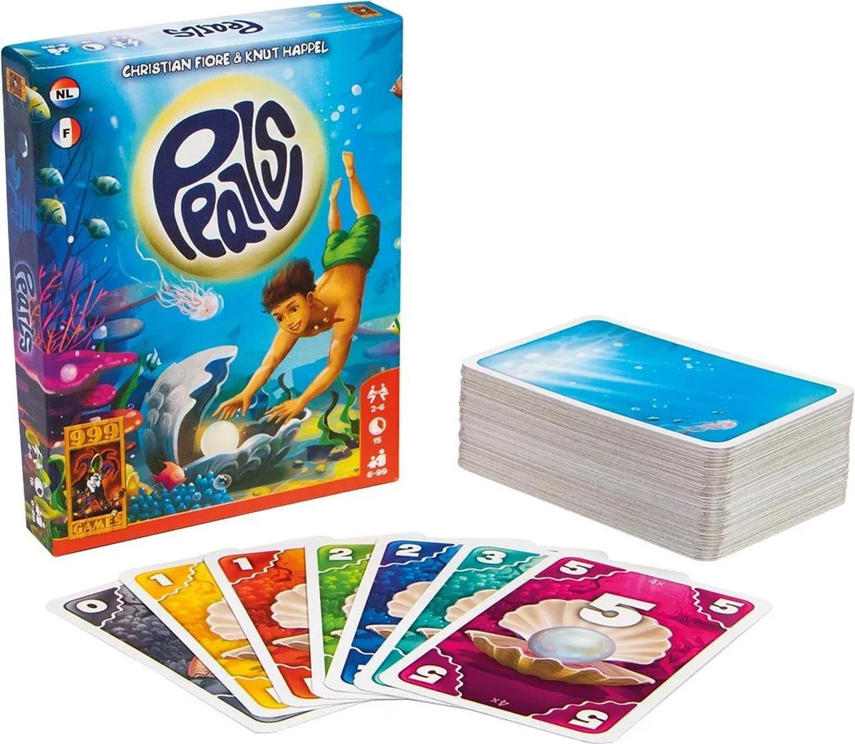 999 Games Pearls Kaartspel 999-PEA01 - 2-6 Spelers
