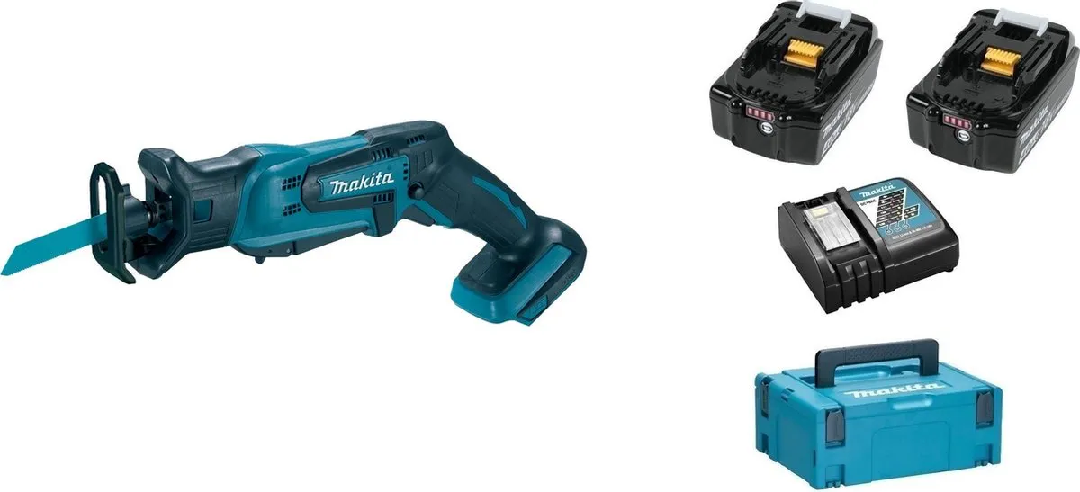 Makita DJR183RMJ Reciprozaagset 18V - 2x 4.0Ah accu