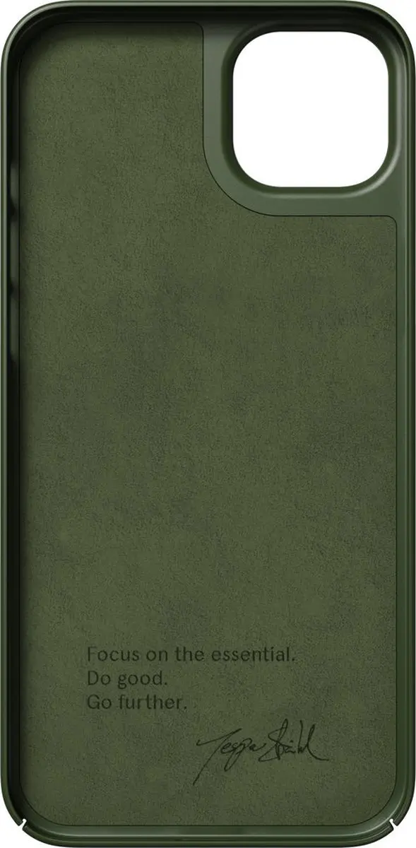 Nudient Thin Magnet Hoesje iPhone 14 Plus - Groen