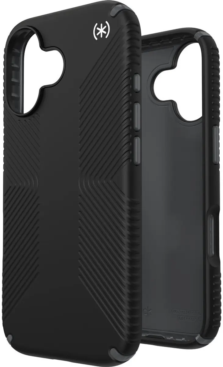 Speck Presidio2 Grip 151011-3205 Hoesje - iPhone 17 - Zwart