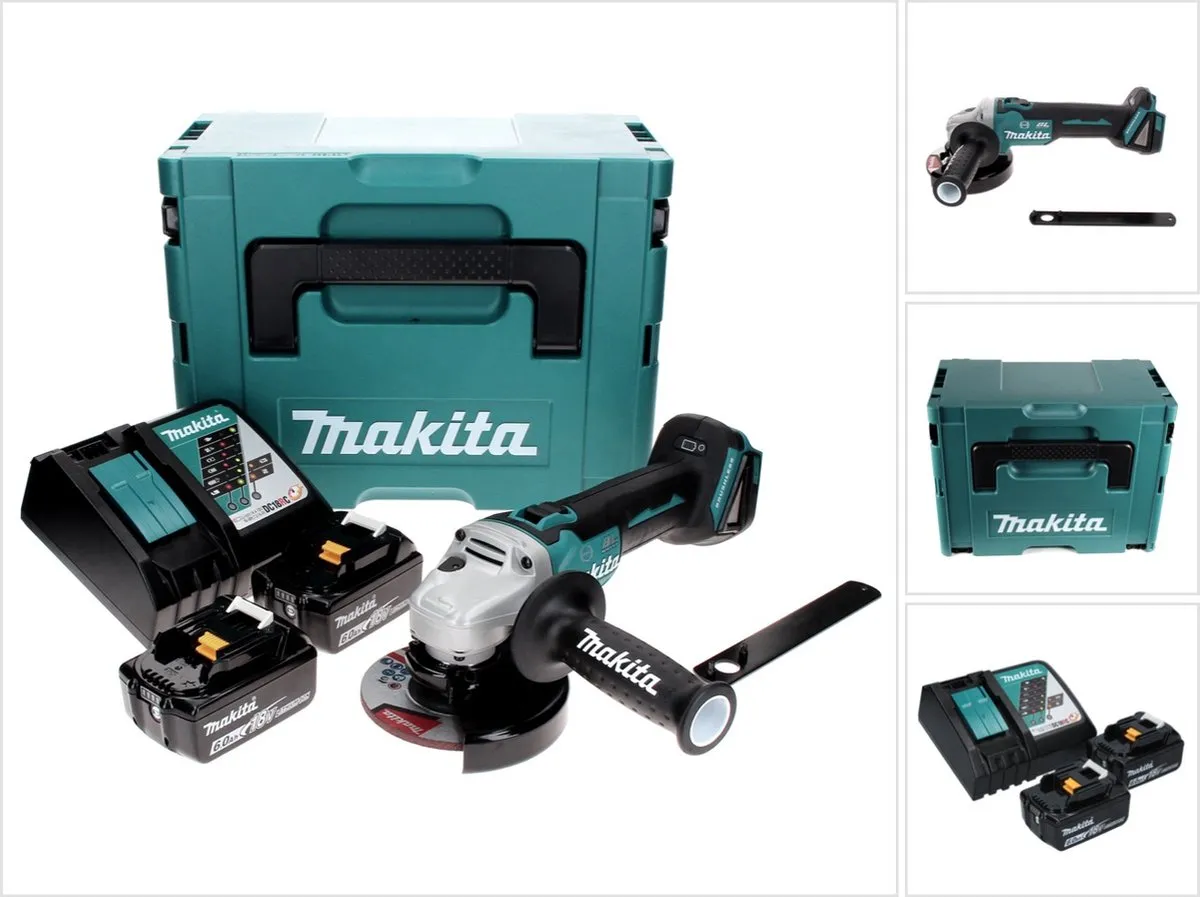 Makita DGA 506 RGJ Haakse Slijper 18V