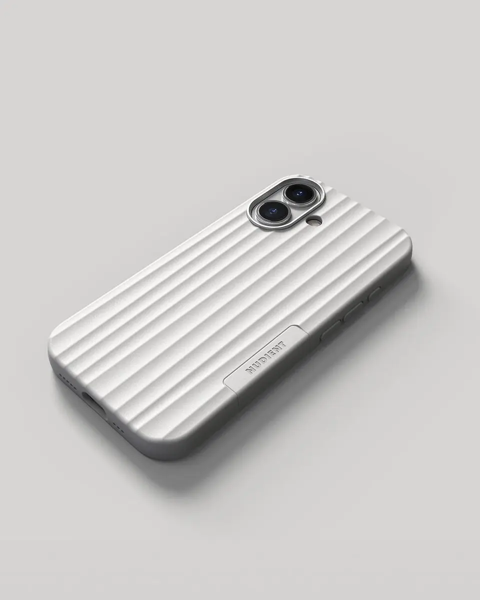 Nudient Bold MagSafe Case iPhone 17 - Wit