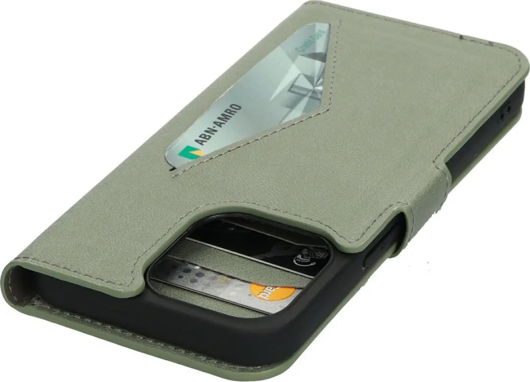 Mobiparts MP-118635 Hoesje iPhone 13 Pro Max - Wallet - Groen