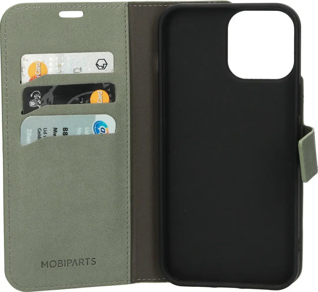 Mobiparts MP-118635 Hoesje iPhone 13 Pro Max - Wallet - Groen