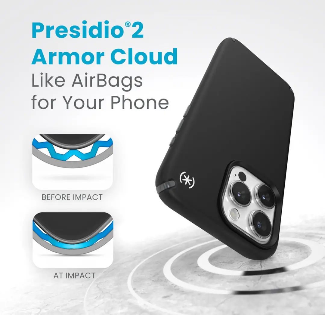 Speck Presidio2 Pro 150576-3205 Hoesje - iPhone 15 Pro Max - Zwart