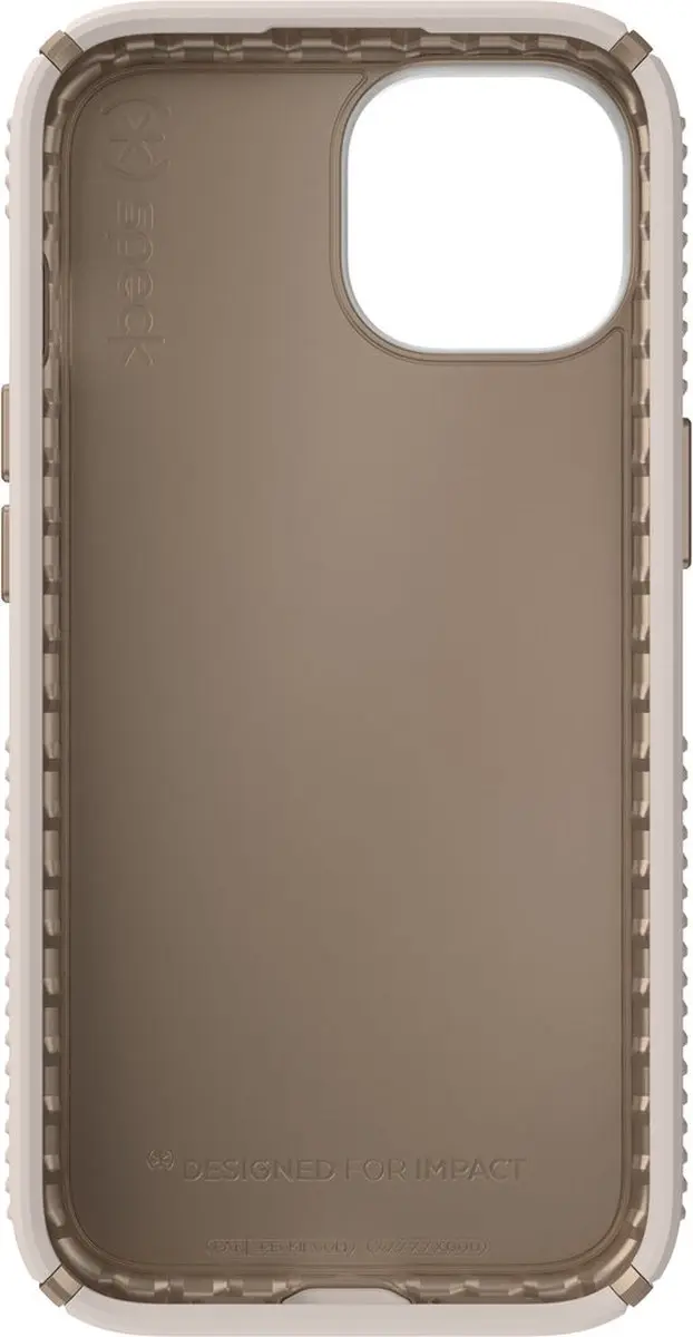 Speck Presidio2 Grip iPhone 15/14/13 Hoesje - Beige/Geel