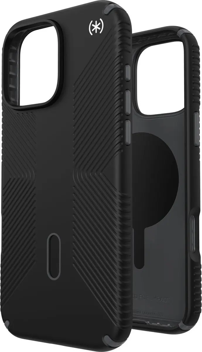 Speck Presidio2 Grip 150725-3205 iPhone 16 Pro Max Hoesje - Zwart