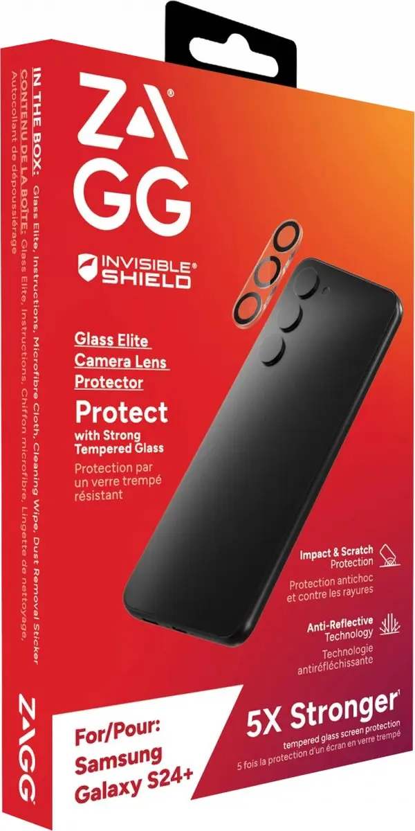 ZAGG InvisibleShield Glass Elite Camera Beschermer - Samsung Galaxy S24 Plus