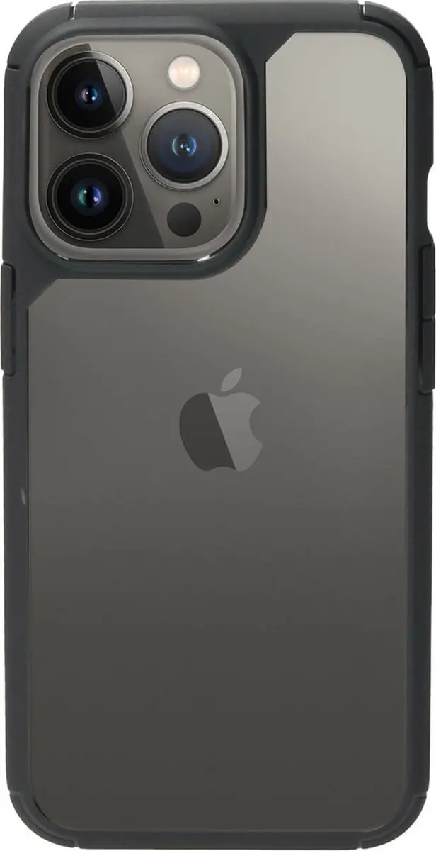 Mobiparts MP-118642 Rugged Case iPhone 13 Pro - Zwart Transparant