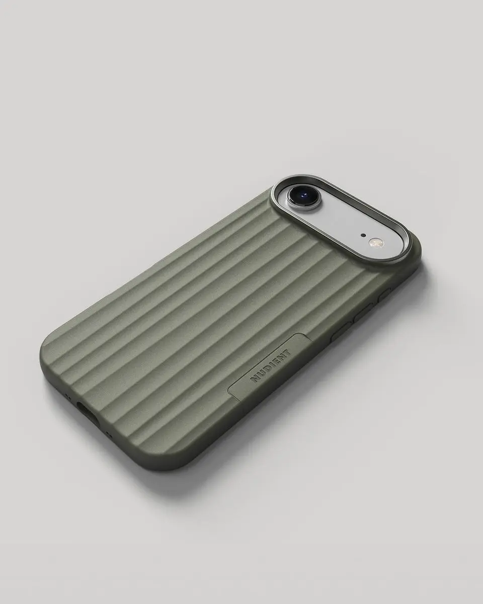 Nudient Bold MagSafe Hoesje Apple iPhone Air - Groen