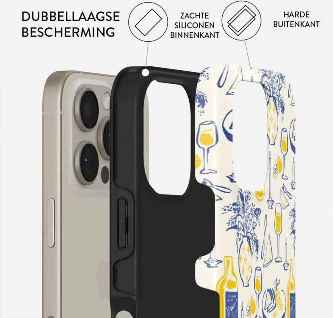 Burga Tough MagSafe Hoesje iPhone 16 Pro - Couvert