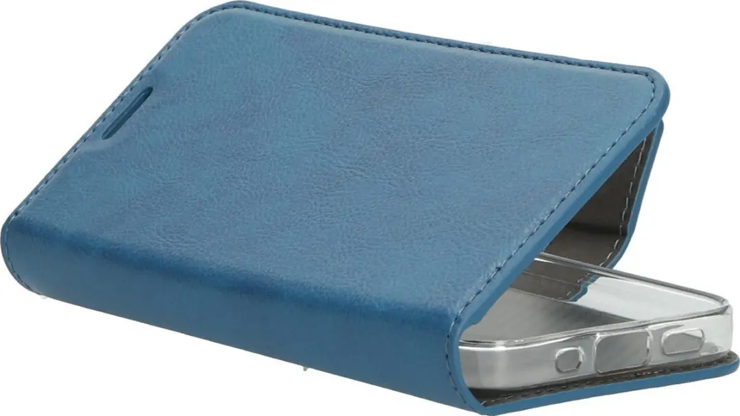 Mobiparts MP-110827 Hoesje iPhone 12 Mini - Blauw Eco Leer